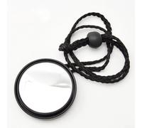 Specchietto retrovisore con angolo regolabile e cordino per una maggiore visibilità subacquea e accessori di sicurezza per immersioni in grotte e barche (nero)