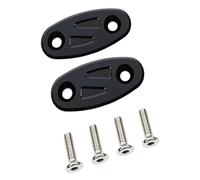 Specchietto retrovisore con piastra di bloccaggio for moto, codice telaio, tappo base, coperchio foro specchietto retrovisore for CBR 650R, CBR500R, CBR300R, CBR250R(Black)