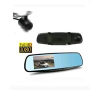 Specchietto retrovisore Con Videocamera e Monitor Auto Dash Cam + Telecamera DVR