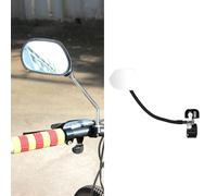 Specchietto Retrovisore Convesso per Bici con Campanello, Ampio Campo Visivo,
