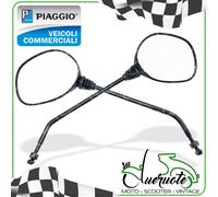 SPECCHIETTO RETROVISORE COPPIA SPECCHI PER APE 50 TM 703 220 420 POKER PIAGGIO
