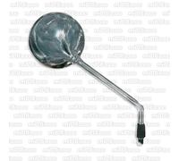 SPECCHIETTO RETROVISORE CROMATO CALOTTA ACCIAIO FAR DESTRO DX PER MOTO CLASSICHE