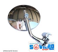 Specchietto Retrovisore Cromato Sinistro Destro Attacco Scudo FAR Vespa