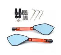 Specchietto Retrovisore Da Moto 8MM 10MM Per V-Star Per Virago Per Warrior Per Royal Star MT07 MT09 XVS950 XV1900 XVS1300 XMAX Specchietti retrovisori per moto(Arancia)