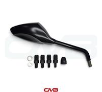 SPECCHIETTO RETROVISORE DESTRO FAR CARBON LOOK A MANUBRIO PER MOTO UNIVERSALE