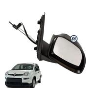 SPECCHIETTO RETROVISORE DESTRO NERO MECCANICO SENSORE TEMP. FIAT PANDA 3a 2012