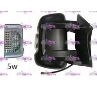 SPECCHIETTO RETROVISORE DX EL.TE.NERO C/FAN B/CORTO 7P PEUGEOT BOXER 2014 IN POI