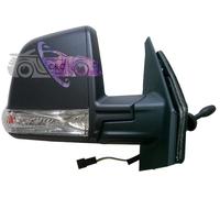 SPECCHIETTO RETROVISORE DX MECCANICO NERO C/FAN 1 VTR FIAT DOBLO 10> 2010 IN POI