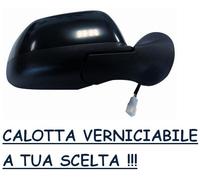 SPECCHIETTO RETROVISORE ELETTRICO 5PIN SX DACIA DUSTER 2010 CALOTTA VERNICIABILE