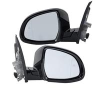 Specchietto Retrovisore Elettrico per BMW X3 G01 G08 2018-2023 Specchietto Retrovisore Laterale Nero Specchietti Retrovisori Riscaldati Luci Cieche Ripiegabili Ad Alta Intensità con Memoria