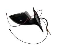 Specchietto Retrovisore Esterno Completo per Benz Classe E W213 2016-2020 Auto Luce Laterale Lampada di retromarcia Specchio Assembly(Black L And R)