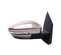 Specchietto retrovisore esterno for auto, compatibile con Lifan X50 530, telaio di copertura dello specchietto, lente in vetro, lampada della luce direzione(Only Right-04)