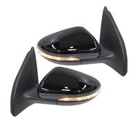 Specchietto Retrovisore Esterno Laterale Per Vw Per Golf 6 Per MK6 2008-2013 Specchietto Laterale Per Auto A Pin Con Luce Di Direzione Retrovisore Pieghevole Manuale(1 pair Black)