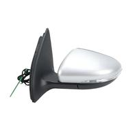 Specchietto Retrovisore Esterno Laterale Per Vw Per Golf 6 Per MK6 2008-2013 Specchietto Laterale Per Auto A Pin Con Luce Di Direzione Retrovisore Pieghevole Manuale(1pc left Silver)