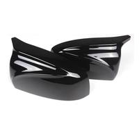 Specchietto retrovisore esterno Per BMW X5 X6 E70 E-71-2007-2013 Fibra di carbonio/ABS 2x Copertura dello specchio retrovisore(Glossy Black)