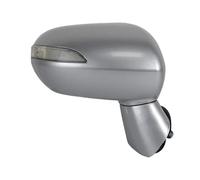 Specchietto Retrovisore Esterno Per Fit Per Jazz 2005-2008 Gd1 Gd3 Per City 2007-2008 Gd6 Gd8 Specchietto Retrovisore Esterno Auto A 5 Pin Con Indicatore Direzione Specchio Laterale(Argento,Giusto)