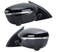 Specchietto Retrovisore Esterno Specchio Specchietto Retrovisore Auto Per Nissan Per X-Trail J11 Per Rogue Per Sport 2014-2020, Ripiegabile Elettricamente Telecamera Integrata(1 paio)