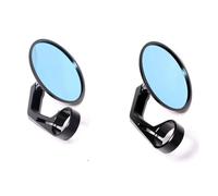 Specchietto Retrovisore For Moto Nero 7/8" Rotondo CNC Cafe Racer Parts Side Bar End Moto Per R15 R25 R3 R1 R1S R6 R6S V2 V3 Argento