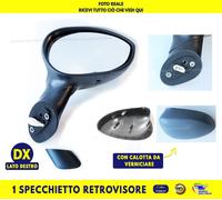 Specchietto Retrovisore Grande Punto Elettrico Calotta NERA DESTRO