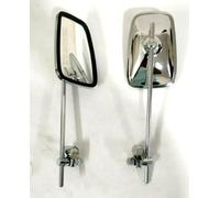 SPECCHIETTO RETROVISORE LATERALE 22MM MORSETTO BARRA CROMATO ADATTO PER ROYAL...