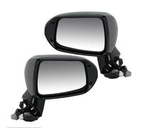 Specchietto retrovisore Laterale a 5 Fili per Jazz 2005-2008, Lampada Nera Brillante con indicatore di direzione, specchietto retrovisore Laterale (Monocolore)