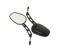 Specchietto Retrovisore Laterale Da 8 Mm Per Moto Per H&arley Road King Touring XL 883 Sportster Fatboy(Matte Black)