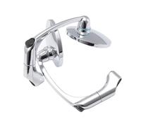 Specchietto Retrovisore Laterale Per 1 Paio Accessori Per Scooter Para Estremità A Barra Tonda Da 10 Mm Regolabili Motocicletta Retrovisori Bar End(A)