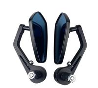 Specchietto retrovisore laterale per manubrio moto da 7/8" 22 mm, lente blu fumo per BMW Retrovisore