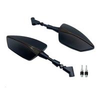 Specchietto Retrovisore Laterale Per Moto Per CRF1000L Africa Twin, Viti Da 8 Mm E 10, Riflettore Per Manubrio Sinistro Destro Specchietto Convesso(NERO 2)