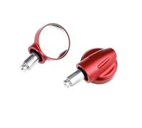 Specchietto Retrovisore Laterale Per Moto Per Suzuki GSXR 600 GSXR750 GSXR1000 Girevole A 360° Per Estremità Manubrio Specchietto Convesso(ROSSO)