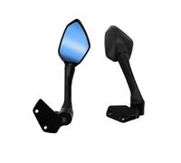 Specchietto Retrovisore Laterale Per Moto, Pieghevole, In Vetro Blu E Bianco, Per CFMOTO 250SR CF250-6 250-6A, Con Ampio Campo Visivo Specchietto Convesso(NERO 2)