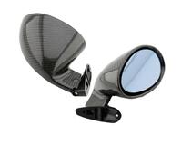 Specchietto Retrovisore Laterale Universale Per Auto Da Corsa, Sinistro E Destro, Kit Proiettile Retrò Classico, Stile California RETROVISORE DESTRO(Blue Carbon)