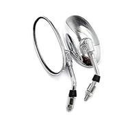 Specchietto retrovisore laterale universale per moto(Argento)