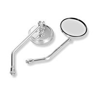 Specchietto Retrovisore Laterale Universale per Moto con Specchietti Laterali per Moto da 8 Mm 10 Mm Accessori per Specchietti Retrovisori Laterali per Manubrio Moto Specchio Posteriore