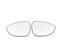 Specchietto retrovisore lato sinistro Per Ford Per Fiesta MK7 2008-2017 Specchietto Retrovisore Laterale Riscaldato Vetro Trasparente Convesso Con Piastra Di Supporto Specchietto retrovisore superiore