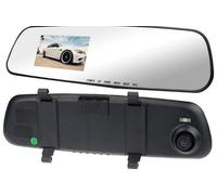 SPECCHIETTO RETROVISORE LCD CON TELECAMERE DI REGISTRAZIONE FRONTALE DVR VIDEO