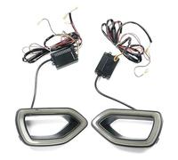 Specchietto Retrovisore Luce Compatibile Con Dodge Per Charger SRT Per Scat Per Pack 2015-2021 Car Dynamic DRL Fendinebbia Griglia Centrale Anteriore Indicatore Di Direzione 68417505AA