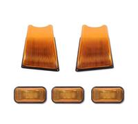Specchietto Retrovisore Luce Per Hummer H2 2003-2009 E Per SUT 2005-2009 Auto Anteriore/Posteriore Cabina Sul Tetto Luce Ingombro Alloggiamenti Spie Avvertimento Corsa Jogging(Yellow 5pc No Bulb)