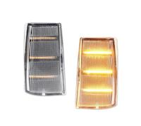 Specchietto Retrovisore Luci Blinker Per Chevy Per Impala Per Caprice Luce Di Posizione Laterale Verticale Anteriore Direzione Lampada(Clear Lens Amber)