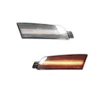 Specchietto Retrovisore Luci Blinker Per Mazda 6 2009-2013 Paraurti Anteriore Luci Posizione Laterali A LED Indicatori Direzione Dinamici Sostituisci OEM# GS3L515F0B GS3L515E0B(Clear Lens Amber)