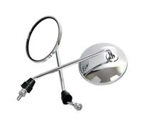 Specchietto Retrovisore Manubrio 2 Pezzi/coppia Specchietti Retrovisori Per Motocicletta Bicicletta Elettrica Scooter Elettrico Ciclomotore Specchietti Laterali Rotondi 8 Mm Specchietti Moto