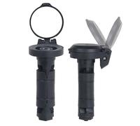 Specchietto retrovisore manubrio per bicicletta | Bar End montaggio specchietto retrovisore, 1 paio di parti per bicicletta grandangolare con copertura protettiva, per il tempo libero, avventura