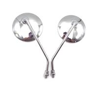 Specchietto Retrovisore Manubrio Specchietti Retrovisori Universali Per Moto Da 8 10 Mm, Scooter, Cromati, Rotondi, Per Piaggio Per Dio Per Dax Per Sh 125 300 Cub Specchietti Moto