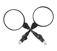 Specchietto retrovisore moto 1 paio Specchi retrovisori moto retrovisore moto modificato Specchi retrovisori laterali rotondi Compatibile con Kawasaki KLX250 KL250