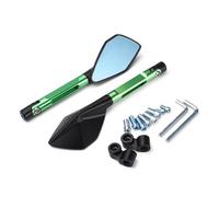 Specchietto Retrovisore Moto 1 Paio Specchietti Laterali CNC Per MT07 MT09 MT-07(Green)