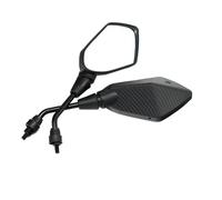Specchietto Retrovisore Moto 2 Pezzi/coppia Specchietto Retrovisore Moto Auto Elettrica Specchio Convesso Posteriore Laterale 8 Mm 10 Mm Fibra Carbonio Specchietti Moto(8mm Screw)