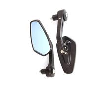 Specchietto Retrovisore Moto Benelli per TRK 502X, TNT 125, BN125, Leoncino 500 502C - 7/8'' 22mm Manubrio (Nero)