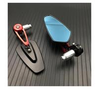 Specchietto Retrovisore Moto Laterale Per Estremità Barra In Alluminio Per Moto Da 7/8 "22mm Specchietti Retrovisori Universali Per Manubrio Per Bici(9)