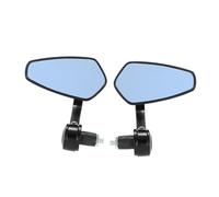 Specchietto Retrovisore Moto Manubrio Universale 7/8" Specchietti Laterali Girevoli A 360° E Con Angolazione Regolabile. Coppia Specchietti Retrovisori Barra Terminale Motociclo Specchio Laterale