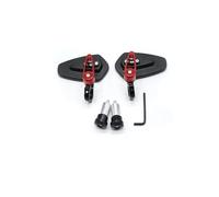Specchietto Retrovisore Moto Per XADV 750 Per X-11 2 Pezzi Specchietti Retrovisori Moto 7/8" 22 Mm Estremità Del Manubrio Vetro Blu Vista Posteriore Specchietti Moto(Red)